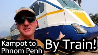 We caught a small train from Kampot to Phnom Penh | The Sihanoukville Train (Cambodia Ep 3)