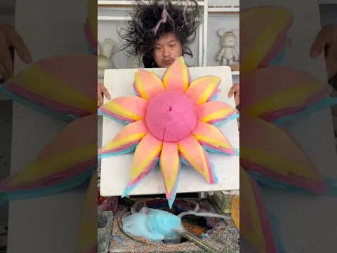 I'm the only one who can do cotton candy art