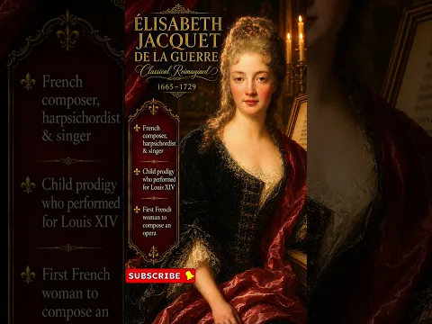 Élisabeth Jacquet de La Guerre /ClassicalReimagined #classicalmusic #music