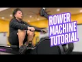 Planet Fitness Rower Machine Tutorial HOW TO ROW