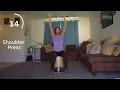 10 Min Total Body Seated Workout with Water Bottles | Chair Exercise