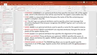Java Programming Java Applets Revision by Dr Prabhu