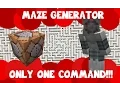 Minecraft maze generator - ONLY ONE COMMAND