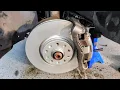 B7 A4 Centric GCX rotors Ceramic pads install