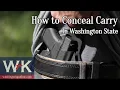 How to Conceal Carry in Washington State