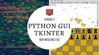 Python GUI Tkinter Tutorial - Non-Resizable GUI