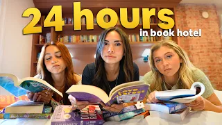 Reading for 24 hours straight in a book hotel