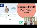 Medicare Part D Plan Finder 2026
