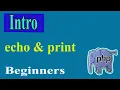 PHP Echo And Print Part-05 PHP Echo PHP Tutorial PHP Print Diff Echo Print Echo Print