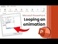 How to Loop an Animation in PowerPoint