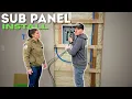 Shop Buildout Continues Installing A 100 Amp Sub Panel