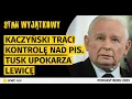 Lagu Kaczyński traci kontrolę nad PiS. Tusk upokarza Lewicę. Nawrocki podnieca się swymi wetami