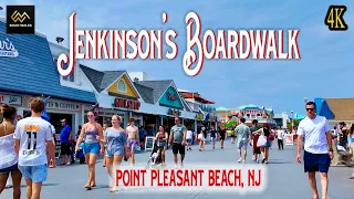 Jenkinsons Boardwalk Point Pleasant Beach New Jersey 4K