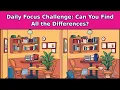 Daily Focus Challenge Board Game Cafe Table 4 Puzzles Find All the Differences in 90s Each