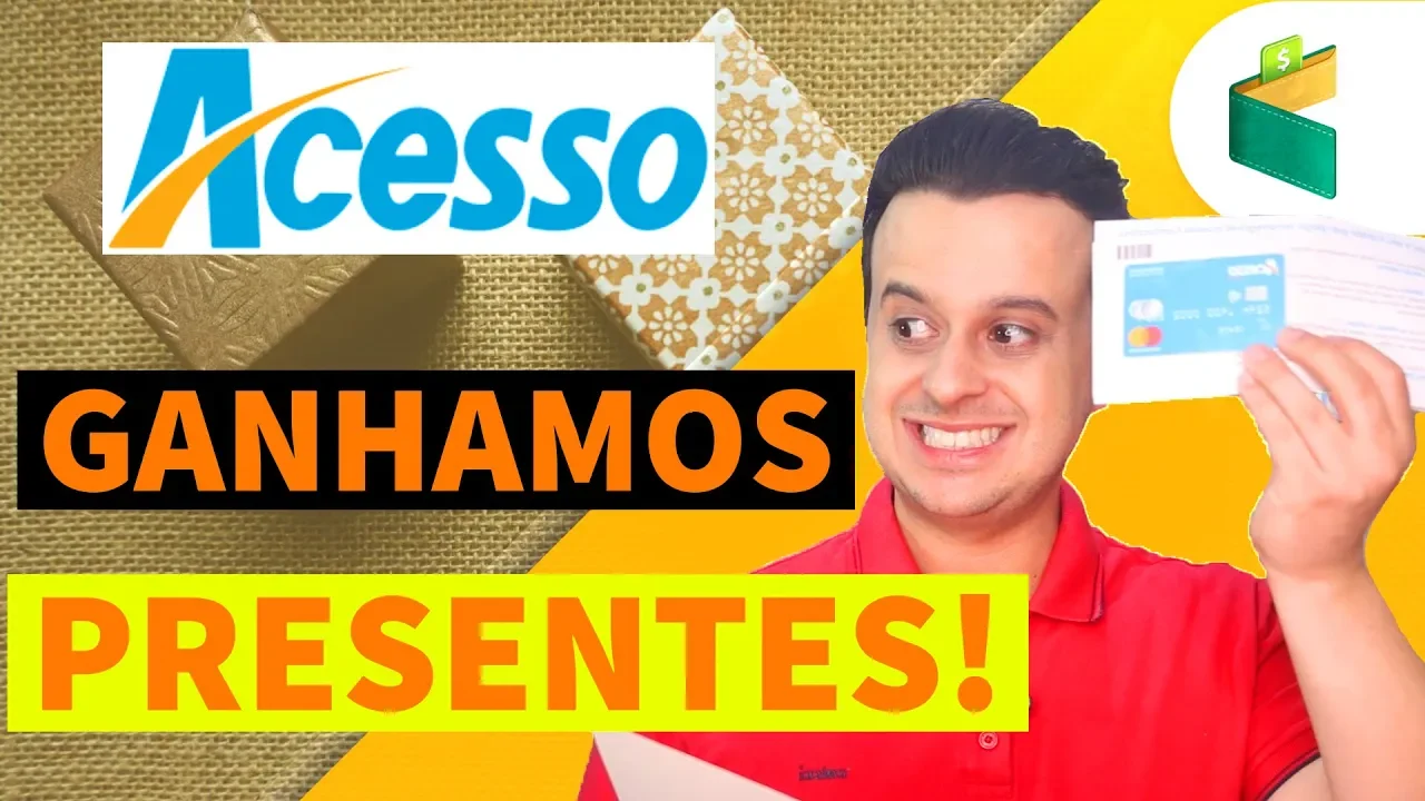 PRESENTES PARA OS INSCRITOS DO CANAL DA ACESSO (CARTÃO DE CRÉDITO PRÉ PAGO!)