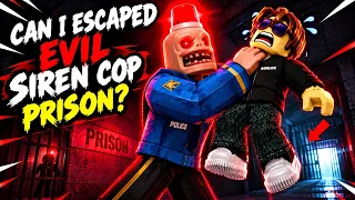 Can I Escape the EVIL Siren Cop's Prison?! 😱 | Roblox