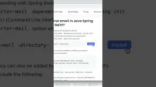 Spring Boot - Send Email via SMTP Tutorial by Mailtrap