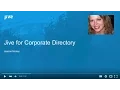 Using Jive as a Corporate Directory