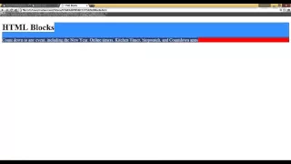 HTML lesson no 16 Block and Inline Elements of the HTML