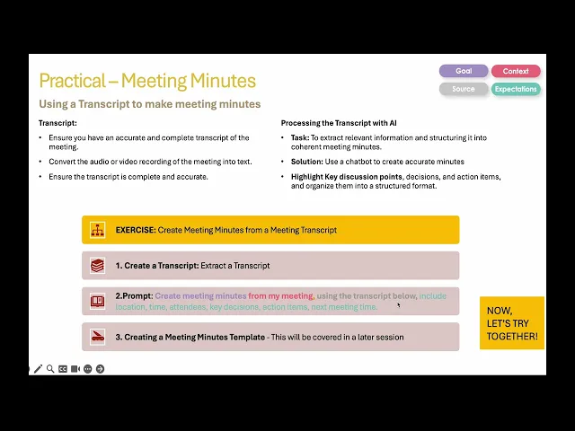 Thumbnail for 初心者向け：AIで議事録を作成する方法