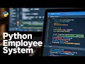 Python Employee Management System Project CRUD Beginner Python Project