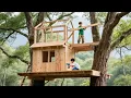 Download Lagu Two Men Build a 2 Story Tree House | Full Project | @menyatudialam