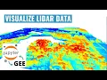 GEE Tutorial 101 - How to visualize LiDAR point cloud in a Jupyter environment