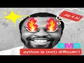 Road to AI Research Learning Python How to Think Like a Computer Scientist - Chapter 7 Ep 1
