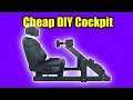 DIY Sim Racing Cockpit for Under 100 - Simple Budget Build