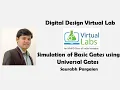 How to Implement Basic Gates using Universal Gates using Virtual Lab