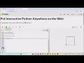 Iteration FOR Loop Python Turtle Trinket