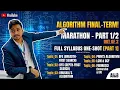 Algorithm Final-Term Marathon - Part 1 BFS DFS Kruskal Prims Fibonacci Full Syllabus AIUB-CSE