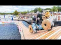 Crazy Tandem Bike Race LIVE will anyone make it across