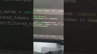 Essential NLP Techniques in NLTK -