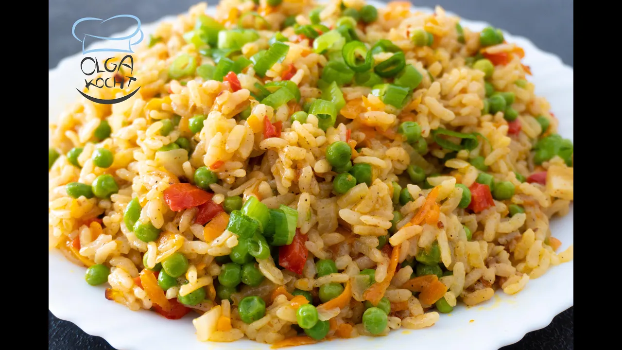 Gebratener Reis mit Eiern, einfach schnell und lecker!