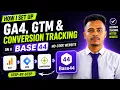 How I Set Up GA4 GTM Conversion Tracking on a Base44 No-Code Website Step-by-Step
