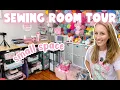 HOW TO FIT A SEWING BUSINESS IN A BEDROOM Craft Room Organization Ideas