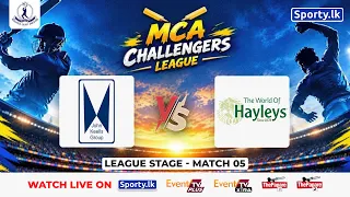 ๐ด LIVE | JOHN KEELLS GROUP ๐ HAYLEY'S GROUP "B" | MCA CHALLENGERS 50 OVER LEAGUE 2026 | Sporty.lk