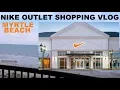 NIKE OUTLET SNEAKER SHOPPING IN MYRTLE BEACH VLOG