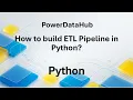 How to build simple ETL Pipeline in Python