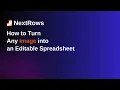 Extract Data from Any Image into an Editable Spreadsheet in Seconds NextRows How-To