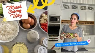 MENU ANDALAN TER-SATSET!! RESEP NASI GORENG KORNET ALA USSY!!