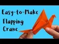How to Fold an Origami Flapping Crane or Flapping Bird