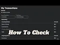 Ultimate Guide How To Check Your Robux Transactions in Roblox 2024
