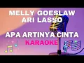 Download Lagu Melly Goeslaw feat Ari Lasso - Apa artinya cinta - Karaoke tanpa vocal