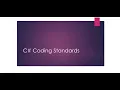 Coding Standards in C