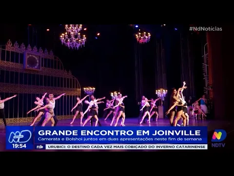 Grande encontro em Joinville: Camerata e Bolshoi juntos em duas apresentações