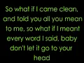 Jordin Sparks - Don't Let It Go To Your Head (lyrics)