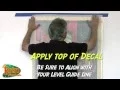 How to Apply Large Wall Decals