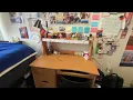 Syracuse University Dorm Tour - Lawrinson Split Double with dimensions and advice